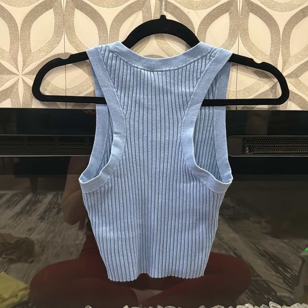 Divided H&M Ribbed Crop Top - Picture 2 of 3